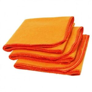 Flanela Laranja 100 % Algodão 29x49cm 12x1 Ref. 000037