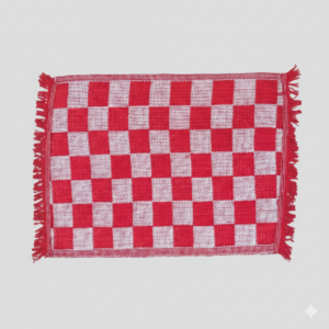 Tapete Dama 100% Algodão Tam. 42x60cm 12x1 Ref. 000086