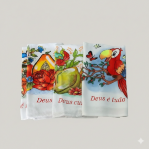 Pano de Prato Especial 100% Algodão Tam. 44x65cm 12x1 Ref. 000027