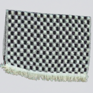 Tapete Xadrez 100% Algodão Tam. 44x60cm 12x1 Ref. 000097