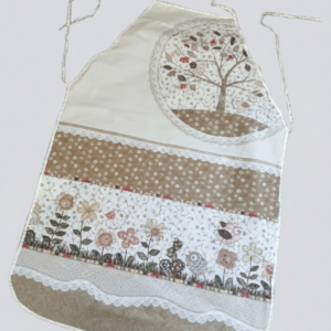 Avental Florido 90% PVC/10% TNT Tam. 44x62cm 12x1 Ref. 000064