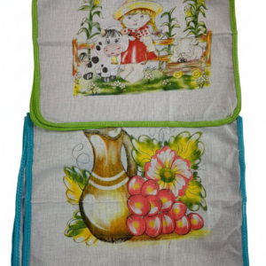 Pano de Prato B Com Viés 42x70cm 12x1 Ref. 000320